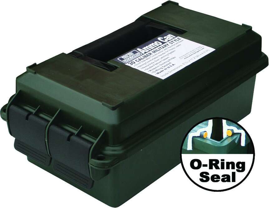 Misc. Accessories MTM Case Gard Ready Series MTM AMMO CAN 30 CALIBER - SHORT FOREST GREEN